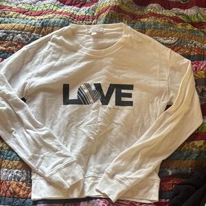 Spiritual Gangster size small LOVE Graphic Sweatshirt